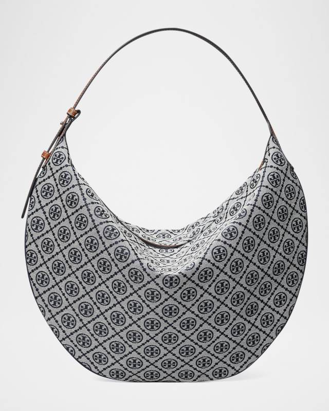 T Monogram Canvas Balloon Shoulder Bag